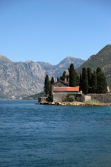 Saint Island Georgia Boka Kotorska Bay Montenegro Close-up