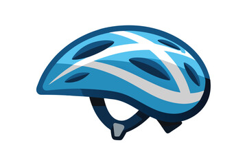 Bicycle helmet with isolated on white background