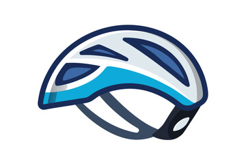 3d cycle helmet isolated on white background