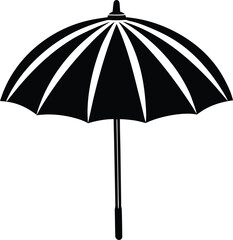 Obraz premium beach umbrella on white background.eps