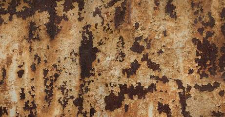 Texture background with the image of old metal that has undergone corrosion. Can be used for...