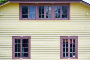 windows of a house