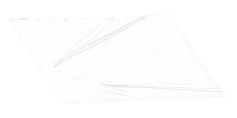 A slightly angled stack of white paper with a subtle texture against a plain black background...