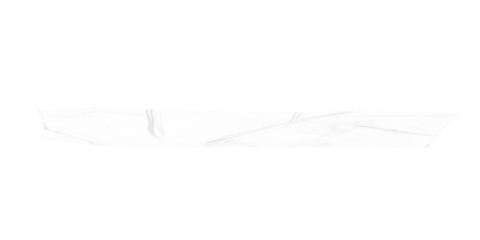 A strip of white textured material against a black background with pixelated edges on the right side