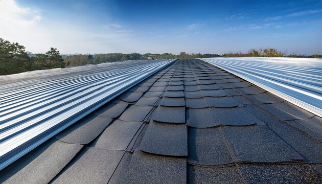 a high resolution image of high resolution image of epdm roofing material laid out on a roof epdm ethylene propylene diene terpolymer modern roofing construction