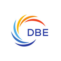 DBE Letter Initial Logo Design Template Vector Illustration 
