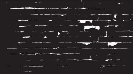 A black and white image of a brick wall