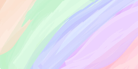 Pastel Watercolor Background with Soft Abstract Waves
