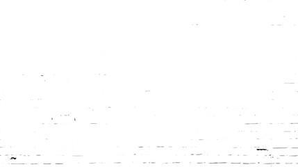 A high contrast black and white image featuring a textured surface with subtle horizontal lines and speckles