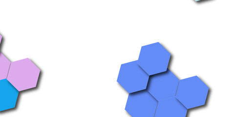 Purple hexagon 3D background texture. modern abstract polygonal pattern. geometric pattern with gradient seamless texture background. Abstract vector illustration Science technology and medical concep