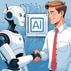 man with ai