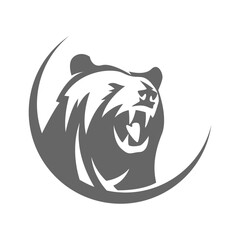 Bear logo icon design