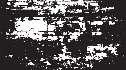 High contrast abstract image featuring a distressed wall with peeling paint in black and white tones