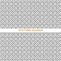 Abstract simple geometric vector seamless pattern with texture on white background. 