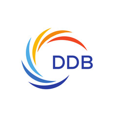 DDB Letter Initial Logo Design Template Vector Illustration 