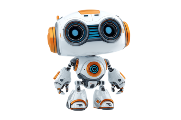 Cute cartoon robot character