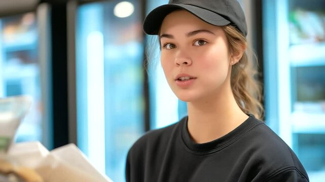 Restocking Frozen Items in a Store Freezer Section
