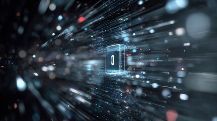 fiber optics background with lots of light spots