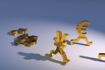 World Currencies fleeing the Fallen Dollar