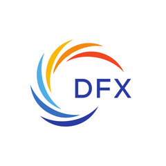 DFX  Letter Initial Logo Design Template Vector Illustration 