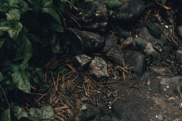 Falls in the mountain.
