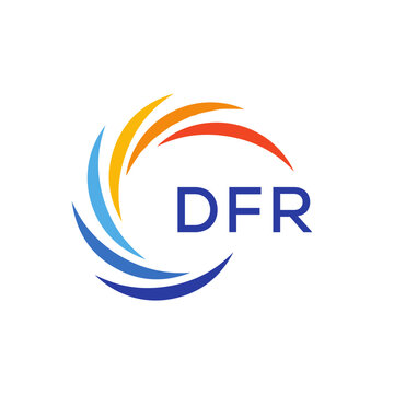 DFR  Letter Initial Logo Design Template Vector Illustration 