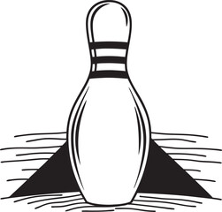 bowling ball hitting pins