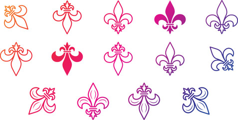 Elegant pastel green and dusty rose fleur-de-lis pattern. Perfect for website backgrounds, invitations, or textile designs.