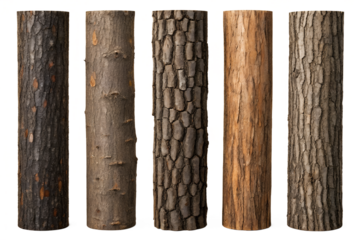 Collection of Diverse Tree Bark Textures High-Resolution Images for Design Projects