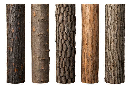 Collection of Diverse Tree Bark Textures High-Resolution Images for Design Projects