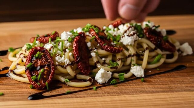 Summer Food: Pasta with Sundried Tomatoes and Feta