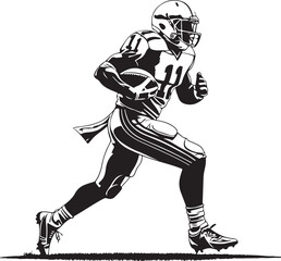 Naklejka premium Cricket Batsman Action Pose Art