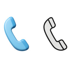 Two Phone Handsets Showcase Different Design Styles on a Black Backdrop