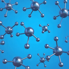 Obraz premium An Overview of Hydrogen Molecules in Nature and Industry