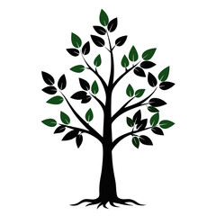 Fototapeta premium vector tree silhouette