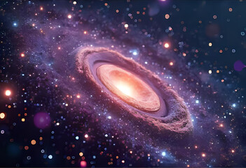 Textured Galactic Formation - Cosmic Dust Swirl