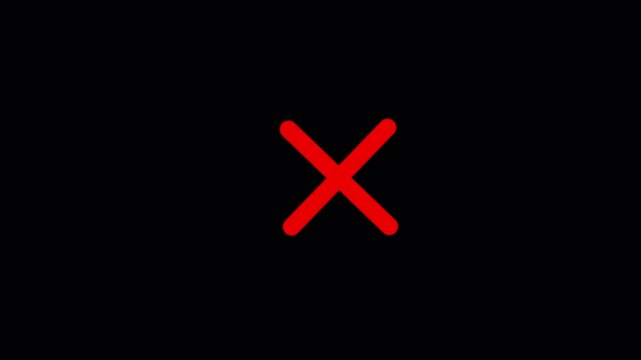 red cross painted signs animation