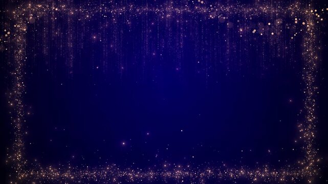 Particles event game trailer titles cinematic concert openers background. Luxury Golden light streak. spotlights luxury shiny glamorous awards ceremony background performance. nightclub, fashion show