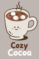 Cozy Cocoa with Marshmallows and Steam