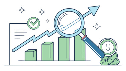Growth analysis chart finance