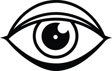 human eye vector illustration
