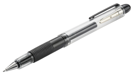 Buy clear barrel gel pen online for writing and drawing office and school supplies stationery item