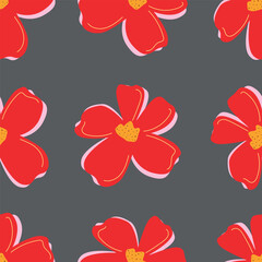 seamless pattern with flowers