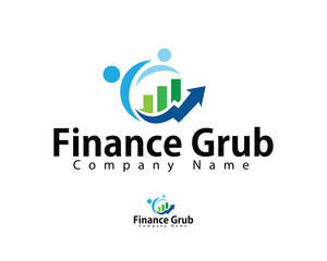 finance logo creative people grub business growth community