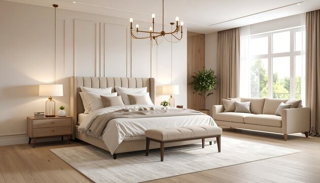 Luxurious bedroom interior (1)
