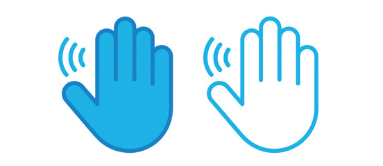 Gesture Interface Hand Icon Set