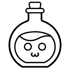 Fantasy Gaming Sword and Potion Icon Set