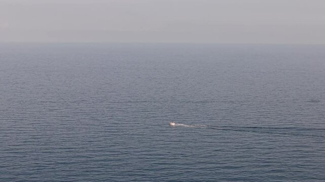 Menton France cote de lazur drone shot
