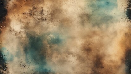 Abstract dirt, dust and film grain texture overlay for retro aging effect with space for video and image editing use