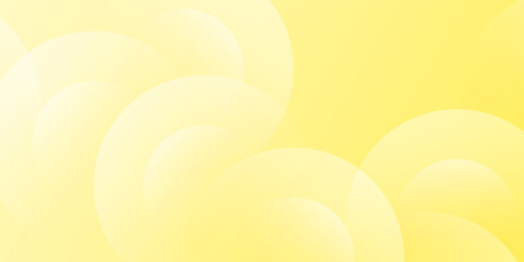Abstract yellow background with overlapping circular gradient shapes.